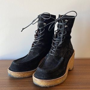 Rag & Bone Black Suede Boots